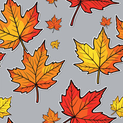 Obraz premium The vector leaves are made in great detail