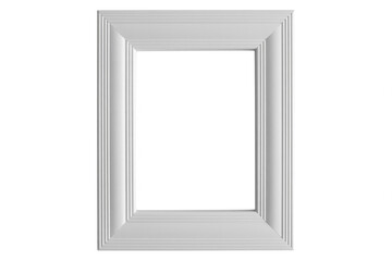 Empty White Picture Frame: Modern Home Decor Idea.