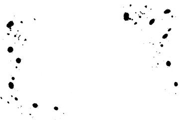 黒いペンキ・インク　飛沫背景