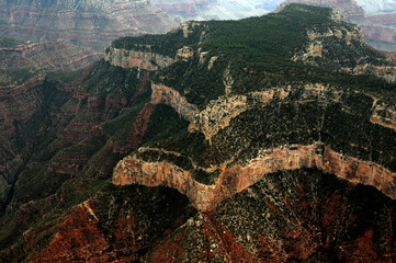 Aerial View Grand Canyon Arizona
