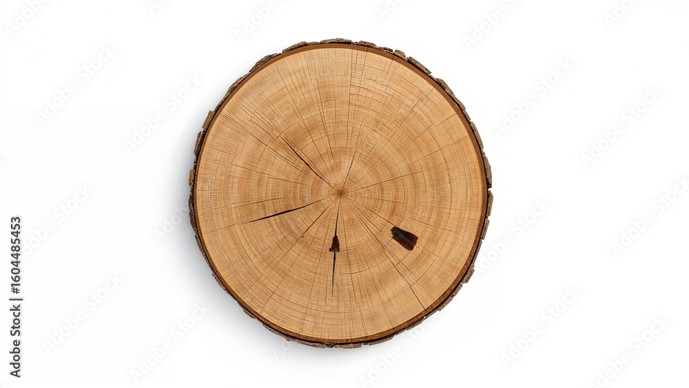 Aufkleber tree trunk ring pattern displayed on white