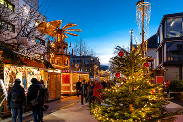 PreChristmas Atmosphere Bregenz With Market