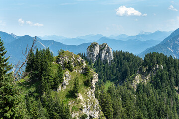 Sommerliche Wanderung auf den Laber bei Oberammergau