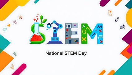 Science technology engineering mathematics robotic arm flask plants robotics