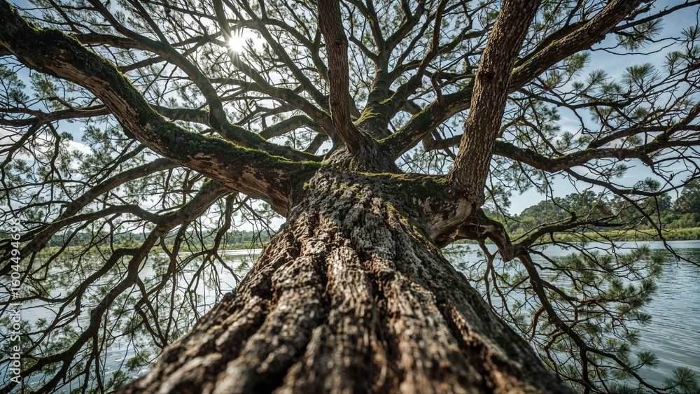 Poster angle showing a tree log along with its branches