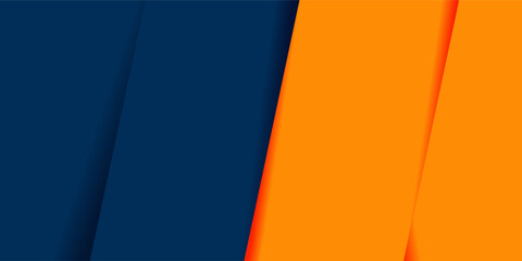 Abstract geometric dark blue and orange square theme overlap background for graphic design. Eps10 vector