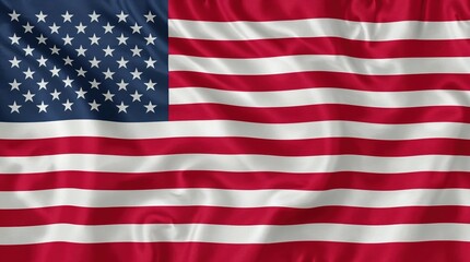 Obraz premium American Flag Waving United States National Symbol Patriotism