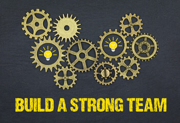 Build a strong team	
