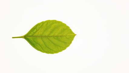 Obraz premium Tree leaf displayed on a plain white surface