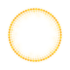 Yellow Neon Circle