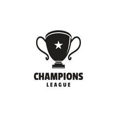 Vector Illustration Trophy Logo Template