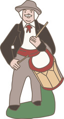 Santon de Provence Tambourinaire
