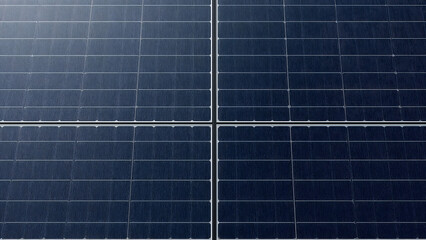 Close-Up View of a Solar Panel with Morning Dew