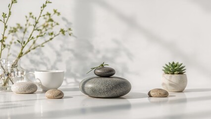 Spa tools incorporating zen stones
