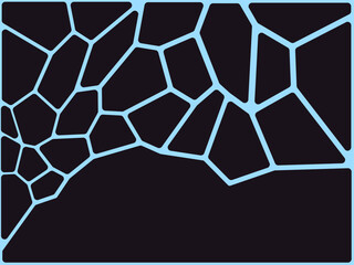 Minimal Geometric Composition With Voronoi Cell Arrangement