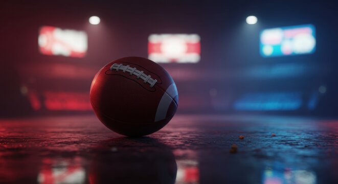 American Football Game Night - Moody lighting