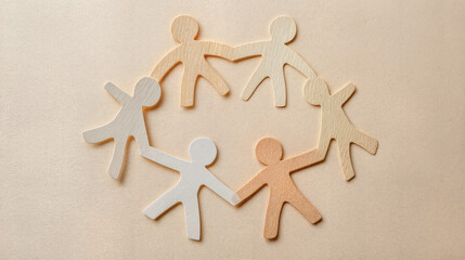 Cutout figures are linked in unity