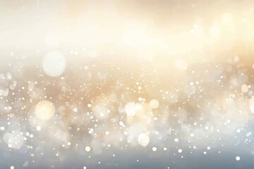 Silver pastel lights with a bokeh effect background abstract blurred.