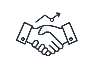 Obraz premium Business agreement with growth (1)