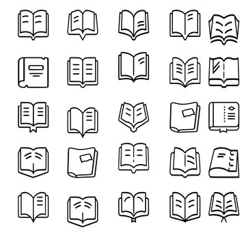 Book icone sheet