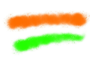 15 august independence day  India Flag Flat Design Icon on Transparent Background PNG