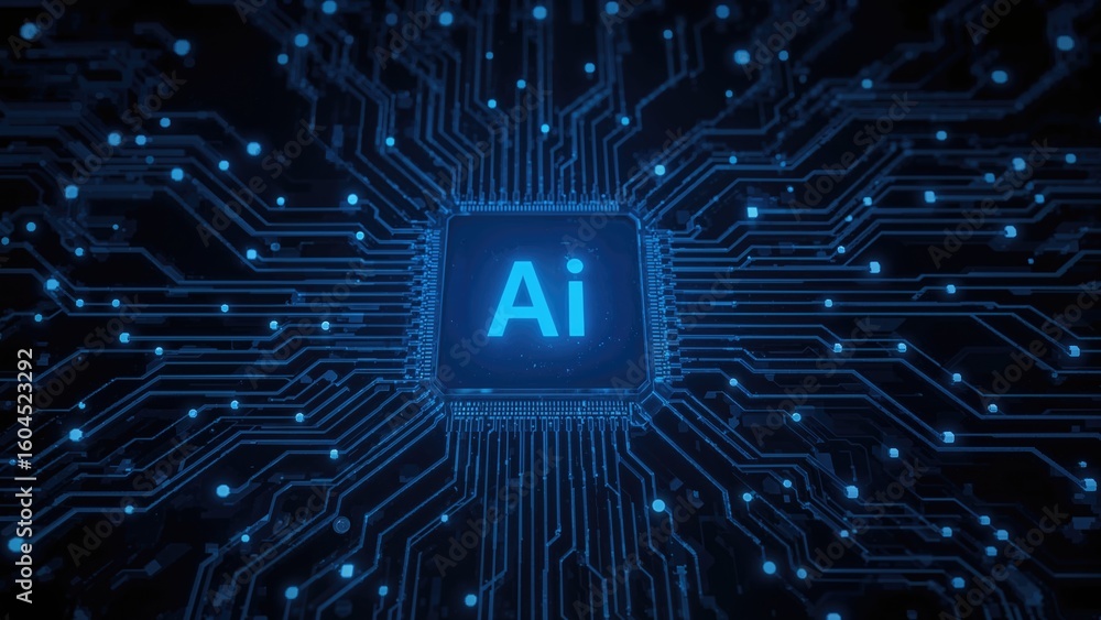 Poster technology evolution through artificial intelligence and automated processes.