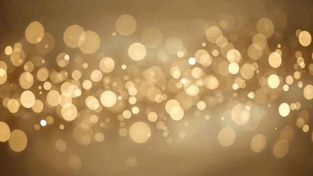 Ideal backgrounds with golden bokeh abstract patterns - Powered by Adobe