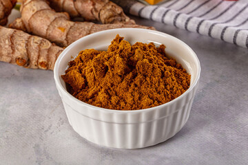 Indian spices - Curry powder heap