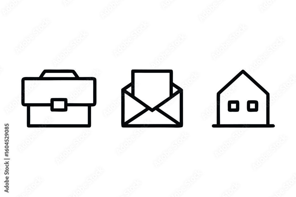 Poster minimalist design with four distinct shapes in cmyk color model