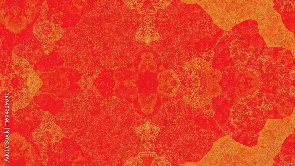 Poster artistic abstract background in shades of red and yellow for design use