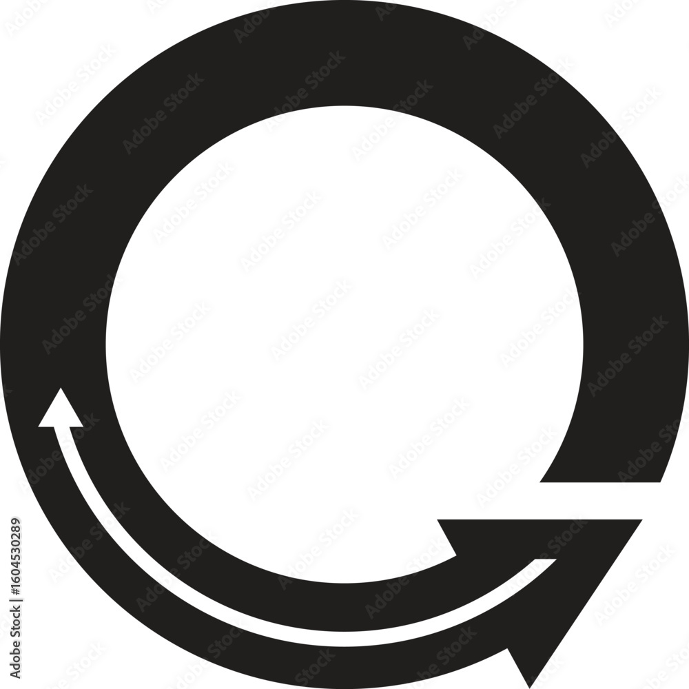Poster circle arrows. vector elements. black loading symbol.