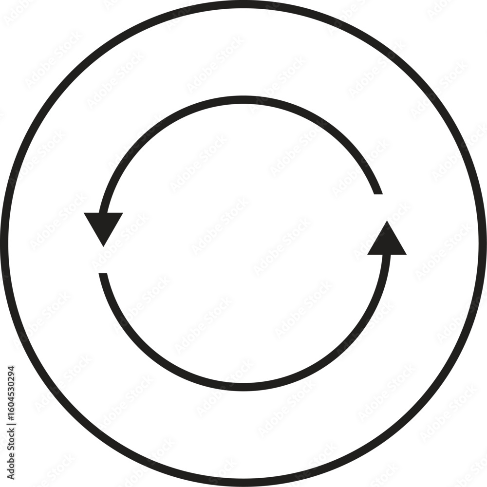 Poster circle arrows. vector elements. black loading symbol.