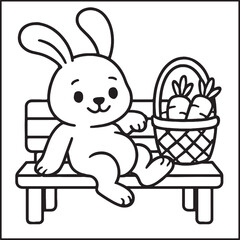 Cozy Moments Bold Line Coloring Page – Relaxing Hygge-Inspired Illustration