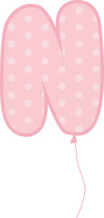 Ballon Letter N