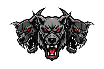 Cerberus Esports Mascot Logo for T-shirt Design