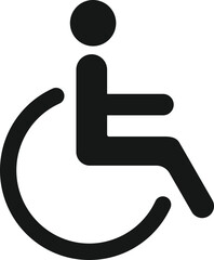 disabled person sign