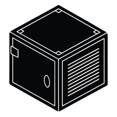 Tattoo artist element isolated power supply on white background