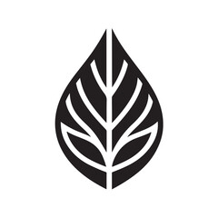 Leaf Outline Icon Vector