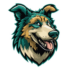 dog mascot vector illustration