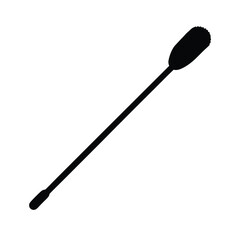 Tattoo artist element isolated skin swab on white background