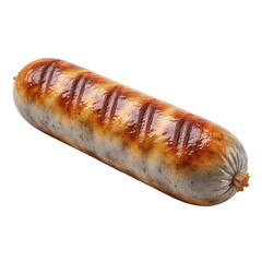 Grilled Sausage Isolated on Transparent Background Delicious and Ready to Eat