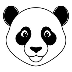 Fototapeta premium Head of Panda