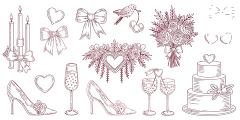 Hand Drawn Vector Illustration with CMYK Colors and Basic Fonts
