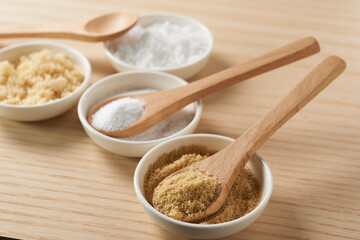 色々な種類の砂糖イメージ