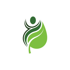 plant artificial vector abstract modern logo