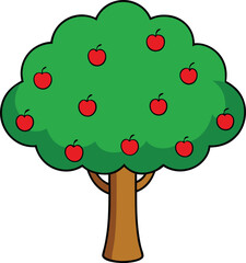 vector illustration of a tree