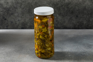 Spicy Homemade Chicago Giardiniera Peppers