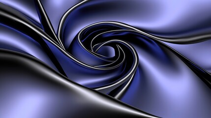 Abstract Space Background with Blue-White Gradient and Spiraling Light Trails, Evoking Futuristic Cosmic Mystery

