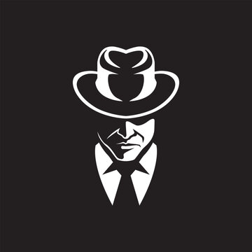 mafia vector abstract modern logo