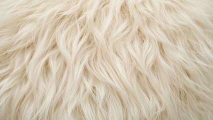 Fototapeta premium Macro shot of pale animal hair against dark clothing surface